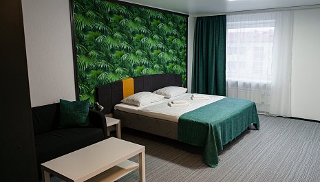 Room with sauna and one bed